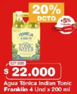 Makro Franklin agua tónica indian tonic oferta