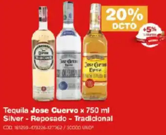 Makro Jose cuervo tequila oferta