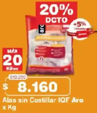 Makro Alas sin costillar iqf aro oferta