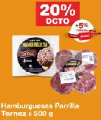 Makro Ternez hamburguesas parrilla oferta