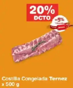 Makro Ternez costilla congelada oferta