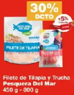 Makro Pesquera del mar filete de tilapia y trucha oferta