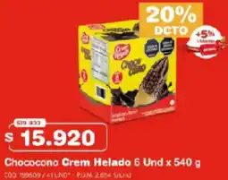 Makro Crem Helado Chococono oferta