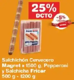 Makro Magret salchichón cervecero oferta