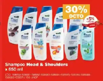 Makro Shampoo Head & Shoulders oferta