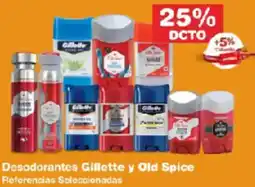 Makro Gillette y old spice desodorantes oferta