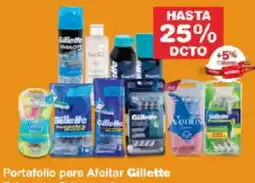 Makro Gillette portafolio para afeitar oferta