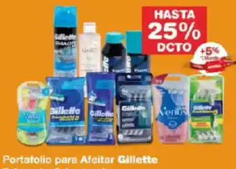 Makro Gillette portafolio para afeitar oferta