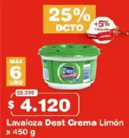 Makro Dest crema limón lavaloza oferta