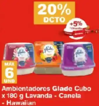 Makro Glade cubo ambientadores oferta