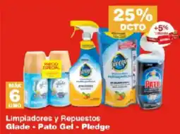 Makro Glade - pato gel - pledge limpiadores y repuestos oferta