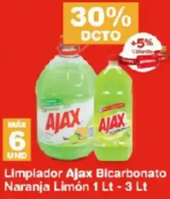 Makro Ajax limpiador bicarbonato naranja limón oferta