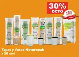 Makro Naturapak tapas y vasos oferta