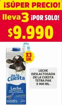 Ara La cuesta leche deslactosada de tetra pak oferta