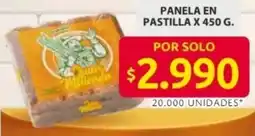 Ara Panela en pastilla oferta