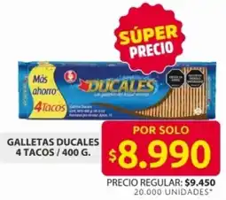 Ara Galletas ducales 4 tacos oferta