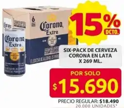 Ara Six-pack de cerveza corona oferta