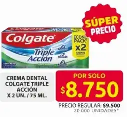 Ara Colgate triple acción crema dental oferta