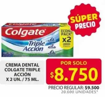 Ara Colgate triple acción crema dental oferta