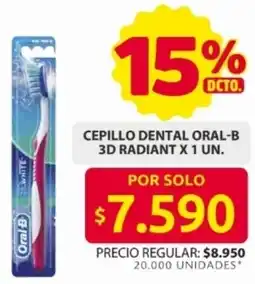 Ara Oral-b cepillo dental 3d radiant oferta