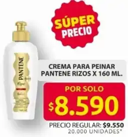 Ara Pantene crema para peinar rizos oferta