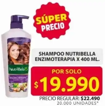 Ara Nutribella shampoo enzimoterapia oferta