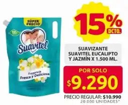 Ara Suavitel suavizante eucalipto y jazmin oferta