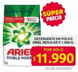 Ara Ariel detergente en polvo regular oferta