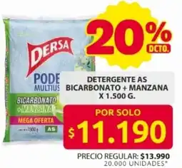 Ara Dersa detergente as bicarbonato + manzana oferta