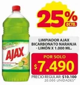 Ara Ajax limpiador bicarbonato naranja -limón oferta