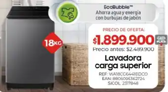 Olímpica Lavadora carga superior oferta