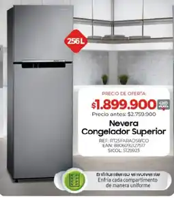 Olímpica Nevera congelador superior oferta