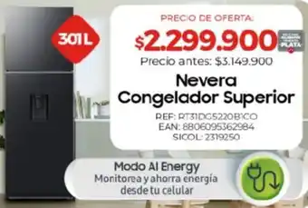 Olímpica Nevera congelador superior oferta