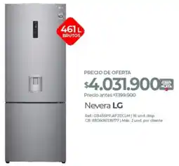 Olímpica Lg nevera oferta