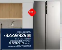 Olímpica Electrolux refrigerador inverter side by side oferta