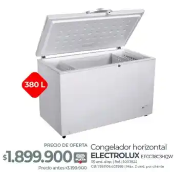 Olímpica Electrolux congelador horizontal oferta