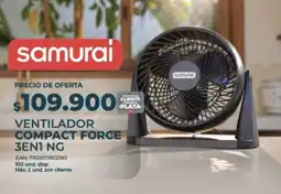 Olímpica Samurai ventilador compact force 3en1 ng oferta