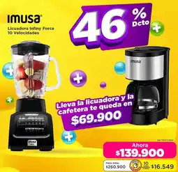 Alkomprar Imusa licuadora infiny force oferta