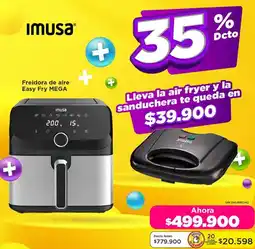 Alkomprar Imusa freidora de aire easy fry mega oferta