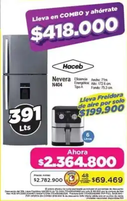 Alkomprar Haceb nevera oferta