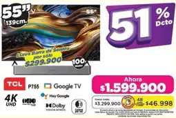 Alkomprar Tcl google tv 55" oferta