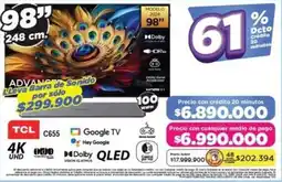 Alkomprar Tcl google tv 98" oferta