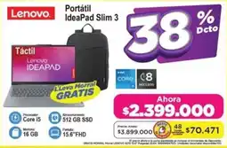 Alkomprar Lenovo portátil ideapad slim 3 oferta