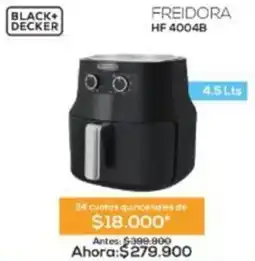 Agaval Black+ decker freidora HF 4004B oferta