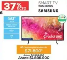 Agaval Samsung Smart TV 50" oferta