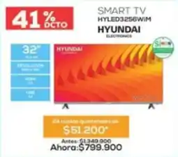 Agaval HYUNDAI Smart TV 32" HYUNDAI oferta