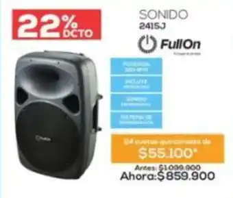 Agaval FullOn Sonido 2415J oferta