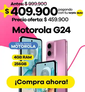 Éxito Motorola g24 oferta