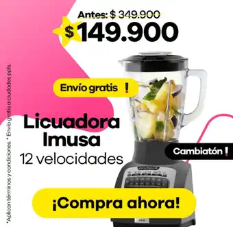 Éxito Imusa licuadora oferta