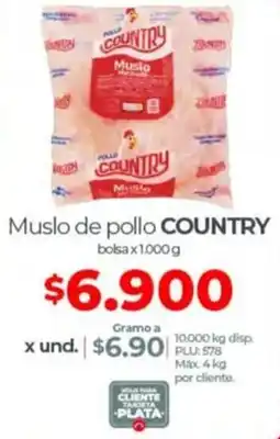 Olímpica Muslo de pollo country oferta